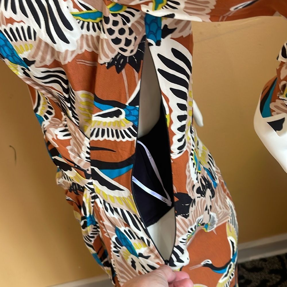 TEREA Women's Raina Draped Crossover Maxi Dress Size Small - Picture 7 of 16